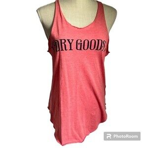 Zenana Outfitters Pink Dry Goods Racerback Tank Top Women’s Size Medium